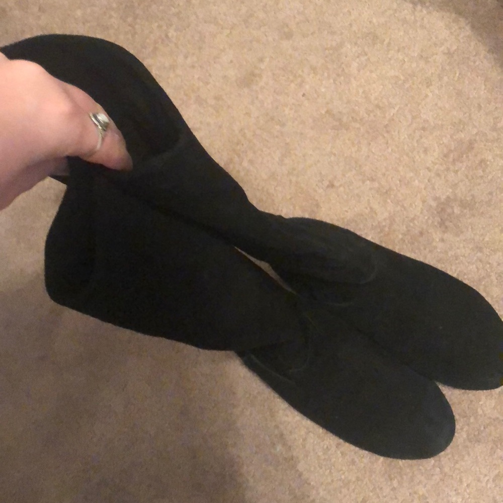 Black Suede Boots
